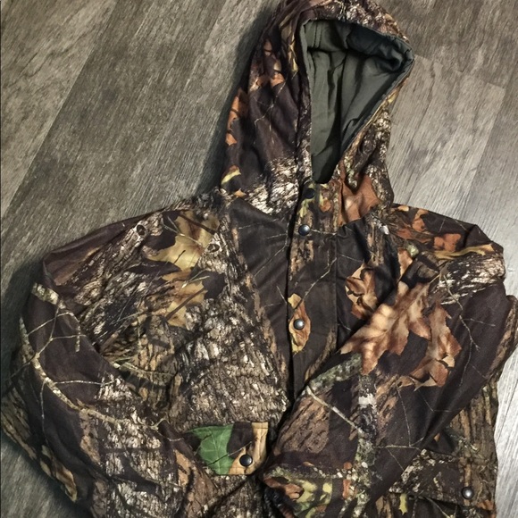 Remington Other - Remington Camouflage Reversible Coat with Hood